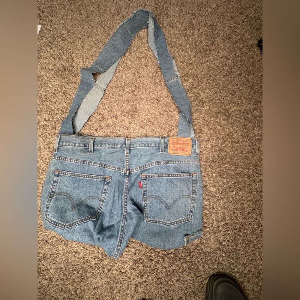 Denim Blue Jean Shoulder Bag